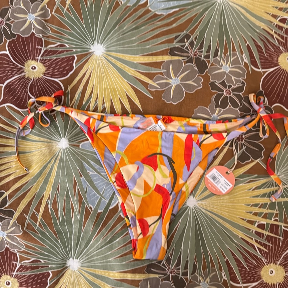 B swim Best swimwear, multicolor, bikini, bottom, extra large NWT